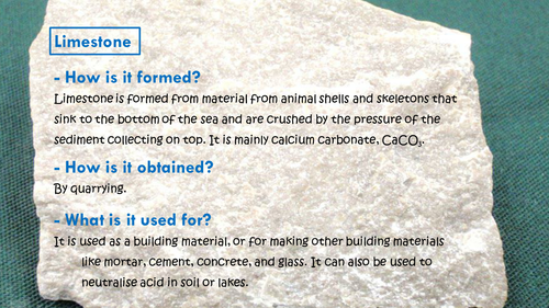 Limestone and Metal Carbonates PowerPoint Presentation