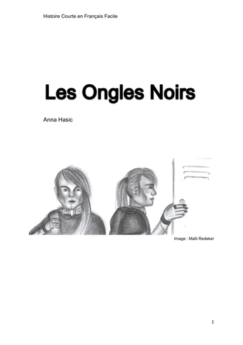 Short story: Les Ongles Noirs (French beginners)