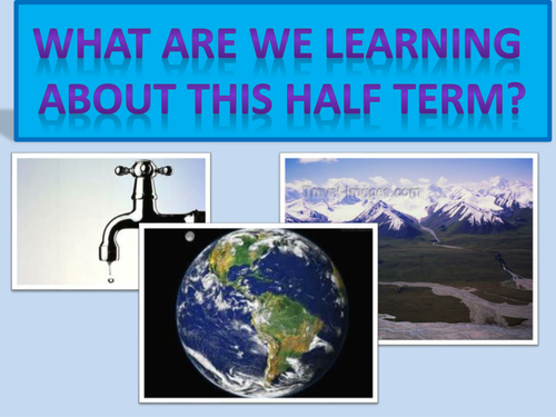 The Water Cycle KS3 and KS4 introductory lesson