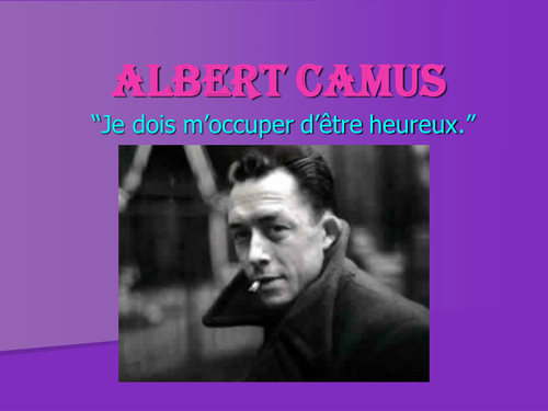 Albert Camus - presentation