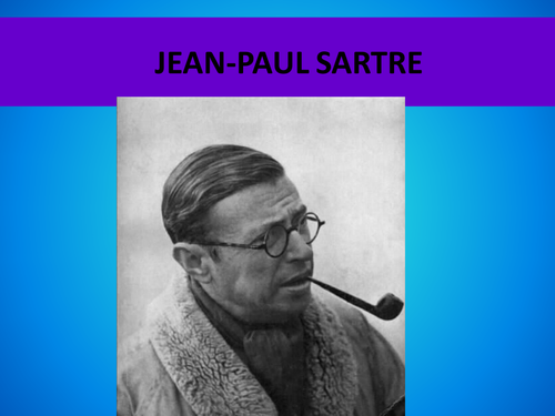 Jean-Paul Sartre- Presentation