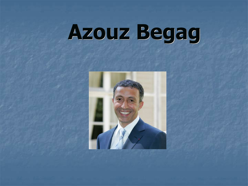 Presentation on Azouz Begag