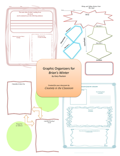 Graphic Organizers for Brian's Winter (Hatchet)