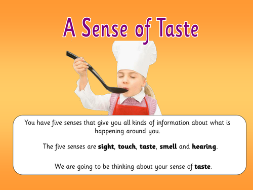 A Sense of Taste Topic