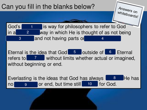 OCR A2 Philosophy of Religion- Attributes of God and God's Omniscience