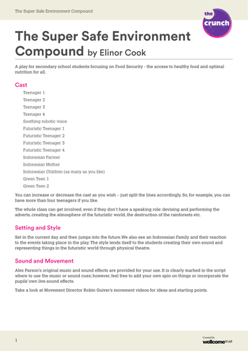 The Super Safe Enviornment Compound Play Script