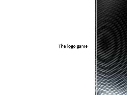 The logo game
