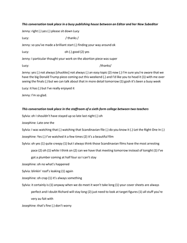 Occupational Language / Language and Occupation