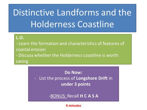 Distinctive Coastal Landforms