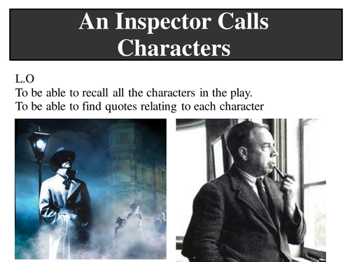 An Inspector Calls 3 Lessons + Worksheets 