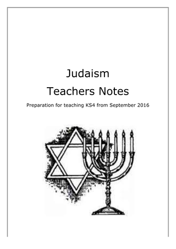 Judaism Teachers Pack