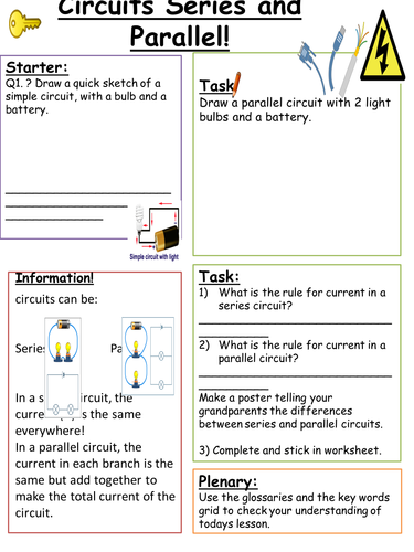 SEN Key Stage 3: Series and Parallel