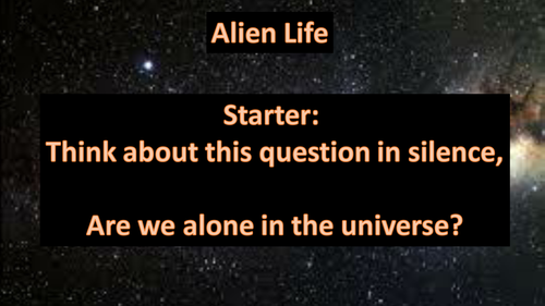 Physics  Space Aliens SETI