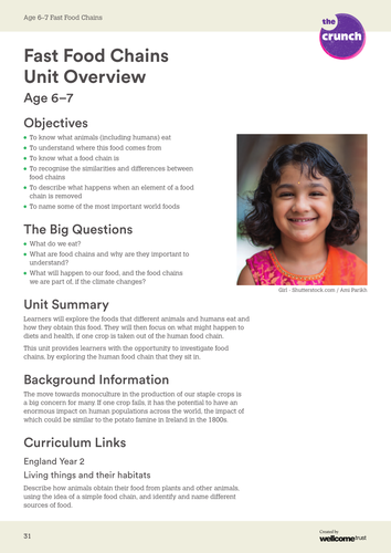 Fast Food Chains Teacher Notes