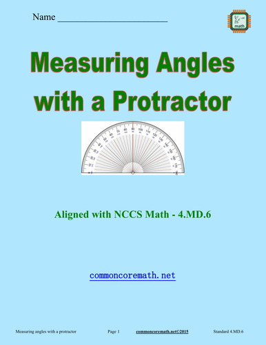 Use Protractors to Measure Angles - 4.MD.6