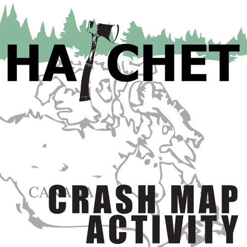 HATCHET Crash Map Activity (by Gary Paulsen)