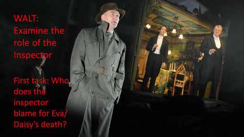 PPT to examine the role of the Inspector in An Inspector Calls