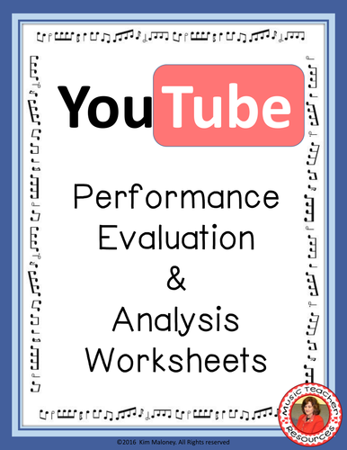 YouTube: Evaluation and Analysis Sheets
