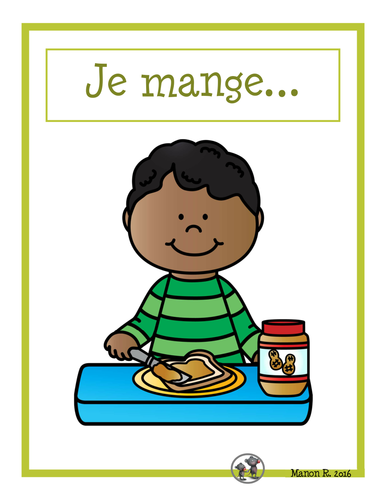 Je mange (for emergent readers)