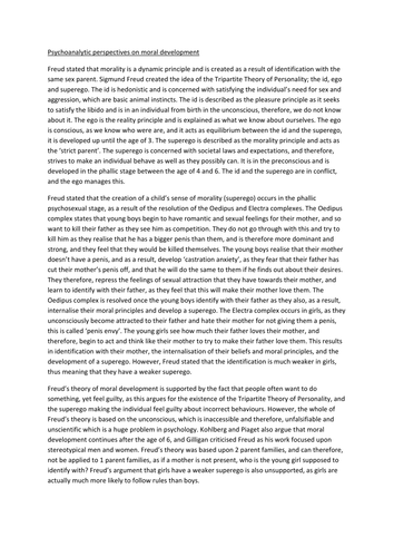 Example critical analysis essay psychology picture