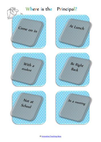 Where Am I Editable Door Decorations Teaching Resources