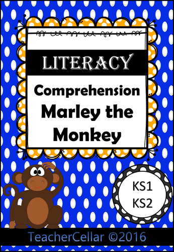 Reading Comprehension Marley the Monkey for KS1
