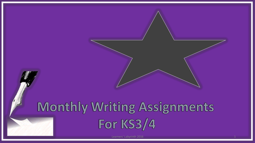 Literacy and Assessment- Writing  for KS3/KS4