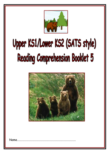 KS1/LKS2 SATS style Reading Comprehension Booklet 5