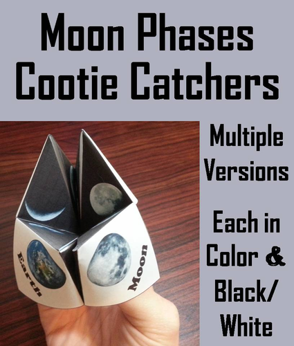 Moon Phases Cootie Catchers