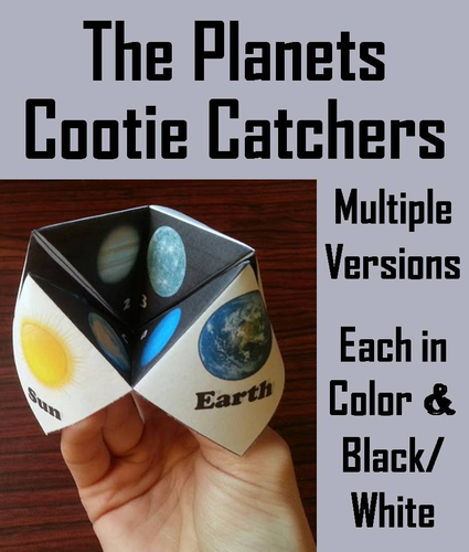 Planets Cootie Catchers