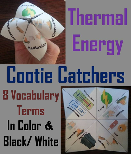 Thermal Energy Cootie Catchers