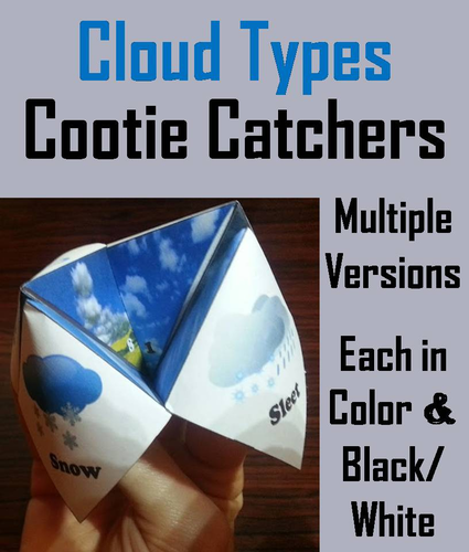 Clouds Cootie Catchers