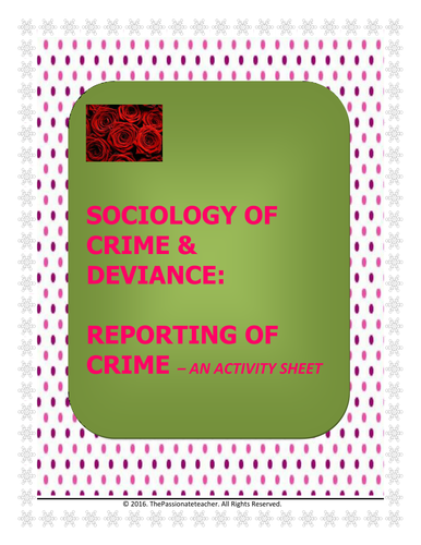 Reporting Crime to Police - A Class Activity