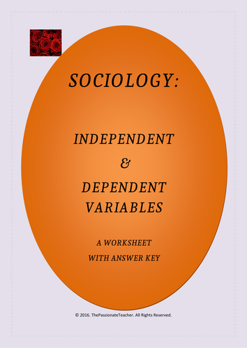 Sociology: Dependent & Independent Variables