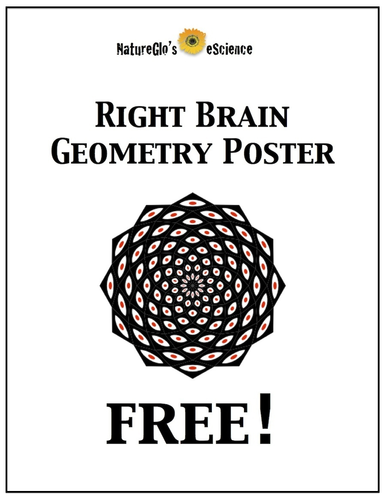 Right Brain Geometry Poster
