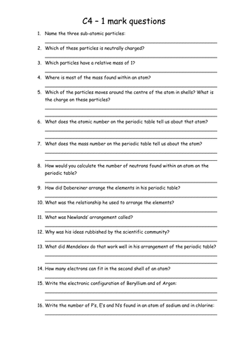 C4 OCR 21st century science revsion