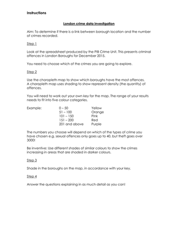 Choropleth Map Crime 