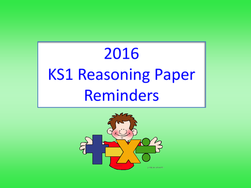  KS1 Maths Reminders