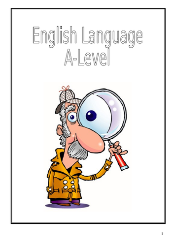 AQA English Language A Level student handbook