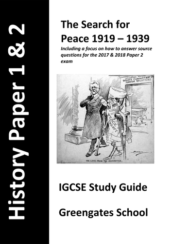 IGCSE History Paper 2 Revision Guide for 2017 & 2018 Topics