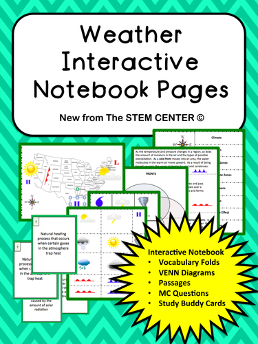 Weather Interactive Notebook