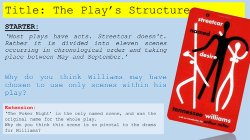 Structure in A Streetcar Named Desire