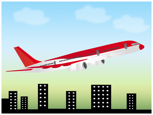 Aero Plane PPT Template Teaching Resources