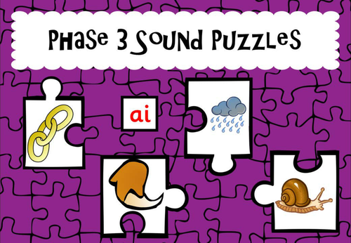 Phonics Phase 3 Sound Puzzles
