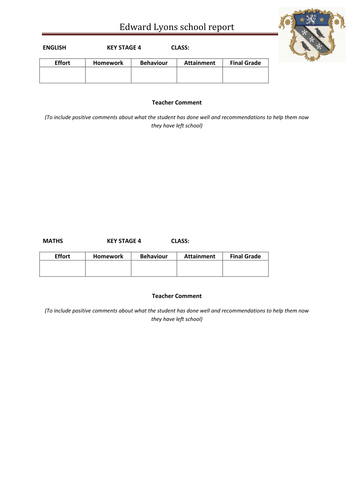 'Blood Brothers' school report