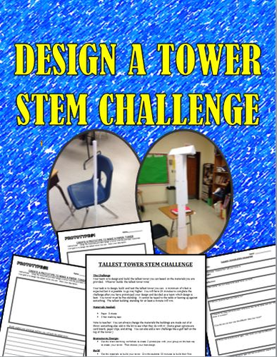 STEM Challenge: Design a Tower: Great for IB Design