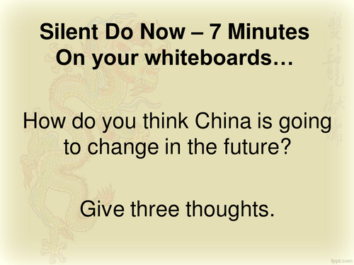 China's Future - An Ageing Population