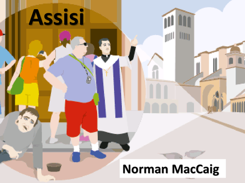 SQA National 5 English and Higher Literature Poetry - 'Assisi' by Norman MacCaig.