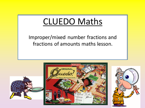Cluedo Maths main teaching Powerpoint