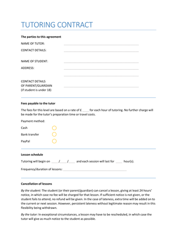 of elements contract a pdf tuition by   contract Resources Paul Private Teaching 911